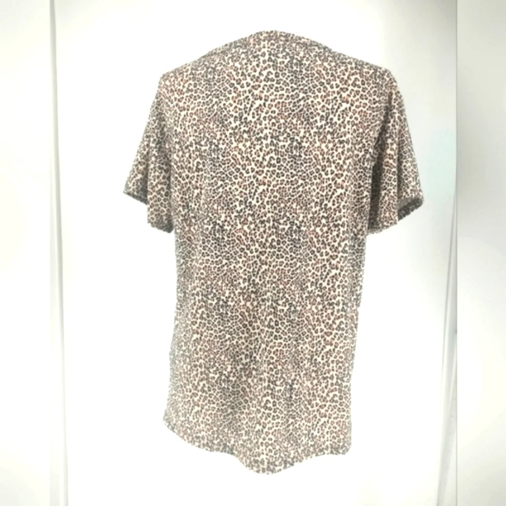 12 PM by Mon Ami, Short Sleeve Top, Animal Print - Picture 2 of 5